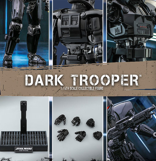 Star Wars - The Mandalorian: Dark Trooper, 1/6 Figur von Hot Toys