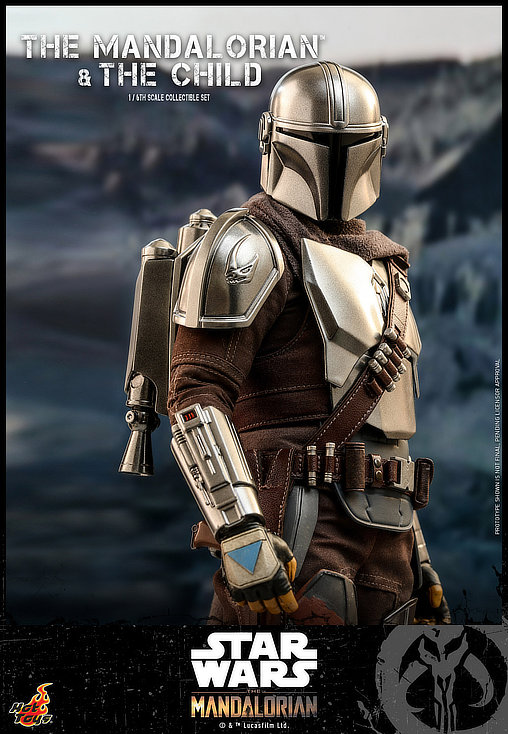 Star Wars - The Mandalorian: The Mandalorian and the Child, 1/6 Figur von Hot Toys