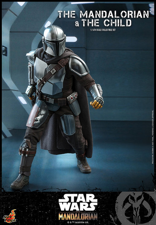 Star Wars - The Mandalorian: The Mandalorian and the Child, 1/6 Figur von Hot Toys