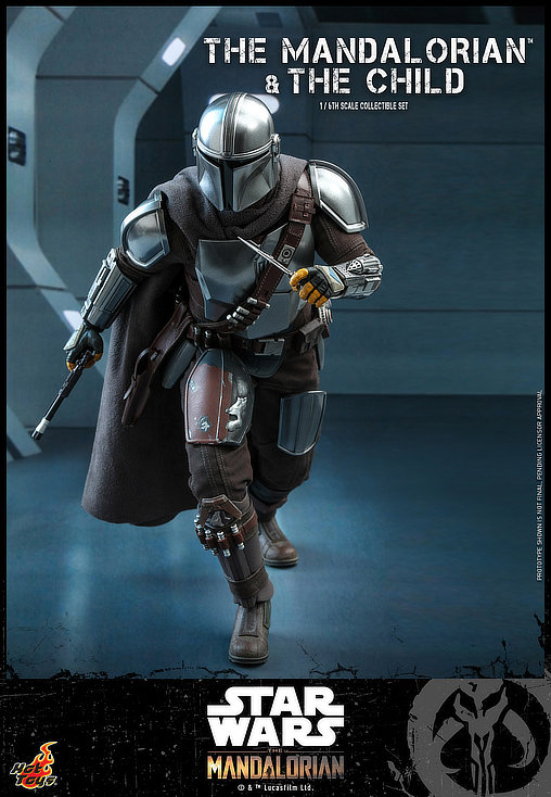 Star Wars - The Mandalorian: The Mandalorian and the Child, 1/6 Figur von Hot Toys