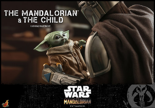 Star Wars - The Mandalorian: The Mandalorian and the Child, 1/6 Figur von Hot Toys