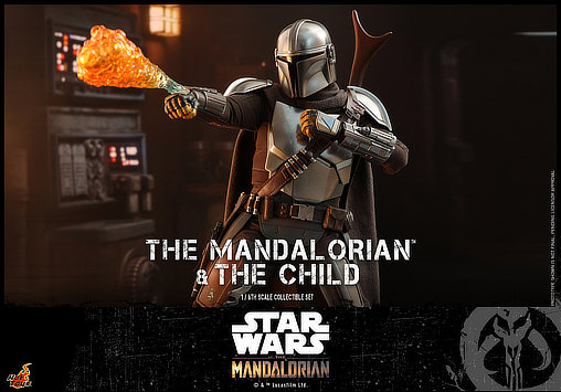 Star Wars - The Mandalorian: The Mandalorian and the Child, 1/6 Figur von Hot Toys