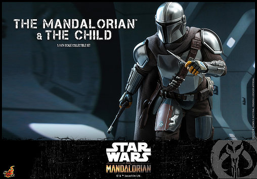 Star Wars - The Mandalorian: The Mandalorian and the Child, 1/6 Figur von Hot Toys
