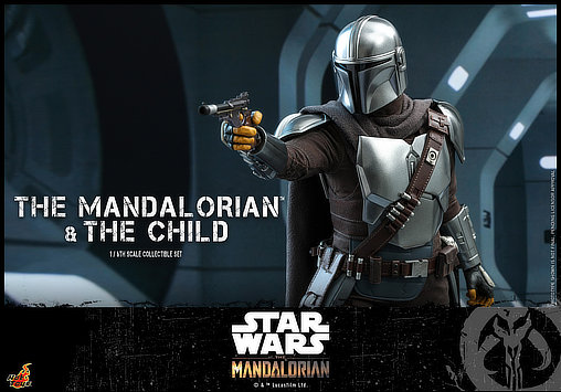 Star Wars - The Mandalorian: The Mandalorian and the Child, 1/6 Figur von Hot Toys