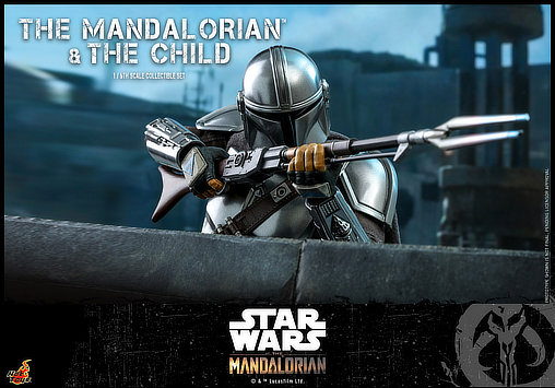 Star Wars - The Mandalorian: The Mandalorian and the Child, 1/6 Figur von Hot Toys