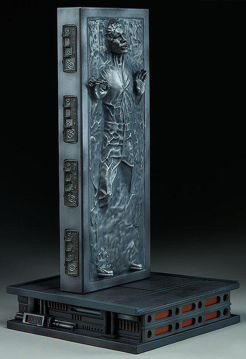 Star Wars - Episode V - The Empire Strikes Back: Han Solo in Carbonite, 1/6 Figur von Sideshow