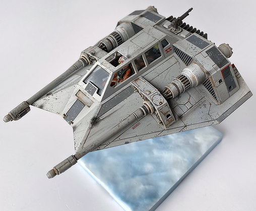 Star Wars - Episode V - The Empire Strikes Back: Luke Skywalkers T-47 Snowspeeder, Fertig-Modell von SPACEart