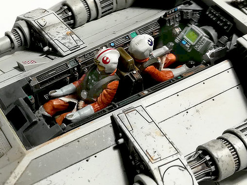 Star Wars - Episode V - The Empire Strikes Back: Luke Skywalkers T-47 Snowspeeder, Fertig-Modell von SPACEart