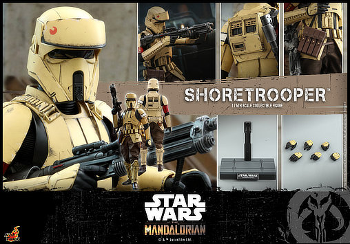 Star Wars - The Mandalorian: Shoretrooper, 1/6 Figur von Hot Toys