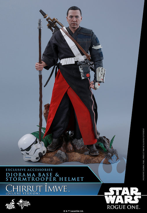 Star Wars - Rogue One: Chirrut Imwe - Deluxe, 1/6 Figur von Hot Toys