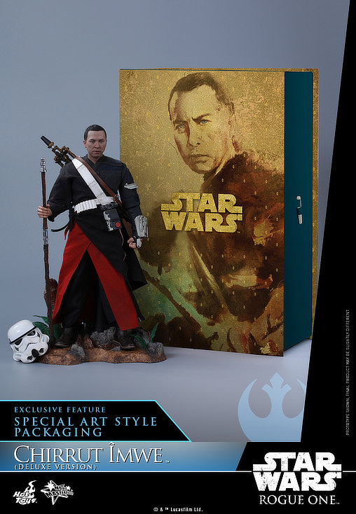 Star Wars - Rogue One: Chirrut Imwe - Deluxe, 1/6 Figur von Hot Toys
