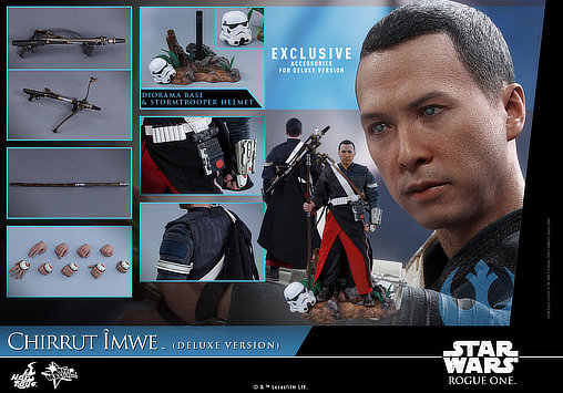 Star Wars - Rogue One: Chirrut Imwe - Deluxe, 1/6 Figur von Hot Toys