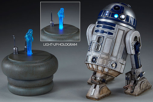 Star Wars - Episode IV - A New Hope: R2-D2, 1/6 Figur von Sideshow