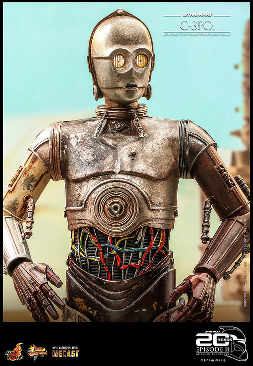 Star Wars - Episode II - Attack of the Clones: C-3PO, 1/6 Figur von Hot Toys