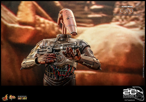 Star Wars - Episode II - Attack of the Clones: C-3PO, 1/6 Figur von Hot Toys