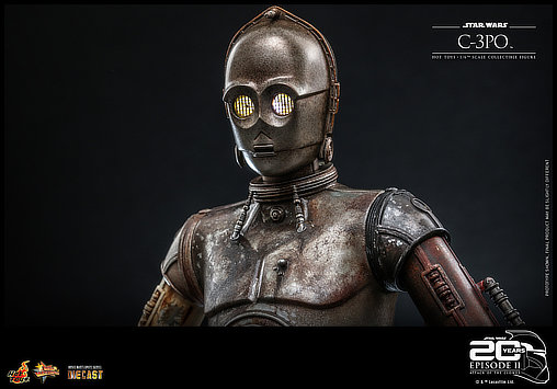 Star Wars - Episode II - Attack of the Clones: C-3PO, 1/6 Figur von Hot Toys