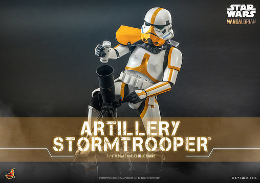 Star Wars - The Mandalorian: Artillery Stormtrooper, 1/6 Figur von Hot Toys