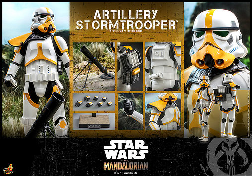 Star Wars - The Mandalorian: Artillery Stormtrooper, 1/6 Figur von Hot Toys