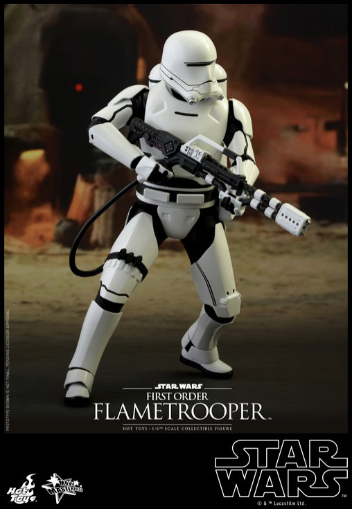 Star Wars - Episode VII - The Force Awakens: First Order Flametrooper, 1/6 Figur von Hot Toys