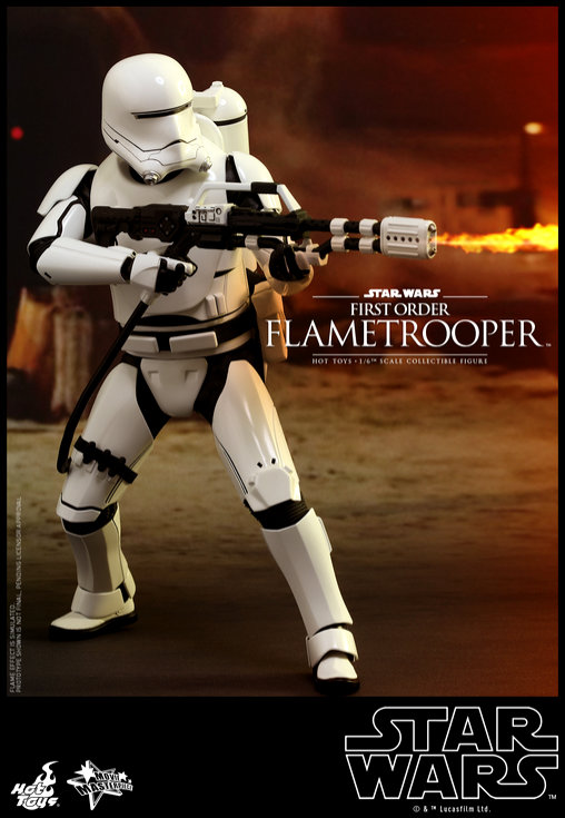 Star Wars - Episode VII - The Force Awakens: First Order Flametrooper, 1/6 Figur von Hot Toys