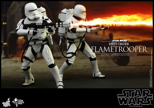 Star Wars - Episode VII - The Force Awakens: First Order Flametrooper, 1/6 Figur von Hot Toys
