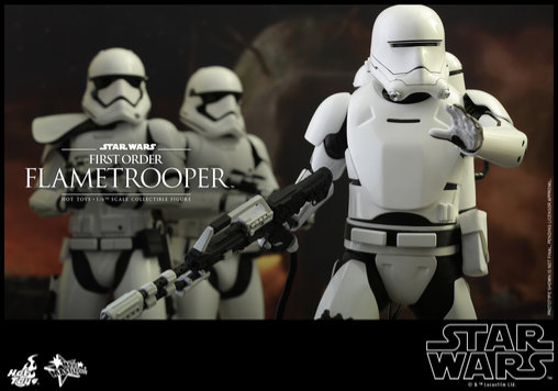 Star Wars - Episode VII - The Force Awakens: First Order Flametrooper, 1/6 Figur von Hot Toys