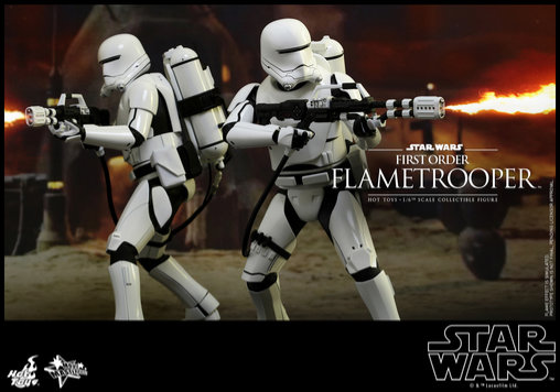 Star Wars - Episode VII - The Force Awakens: First Order Flametrooper, 1/6 Figur von Hot Toys