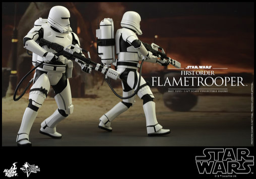 Star Wars - Episode VII - The Force Awakens: First Order Flametrooper, 1/6 Figur von Hot Toys