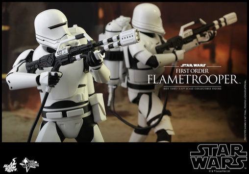 Star Wars - Episode VII - The Force Awakens: First Order Flametrooper, 1/6 Figur von Hot Toys