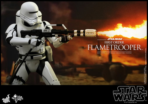 Star Wars - Episode VII - The Force Awakens: First Order Flametrooper, 1/6 Figur von Hot Toys