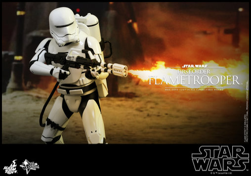 Star Wars - Episode VII - The Force Awakens: First Order Flametrooper, 1/6 Figur von Hot Toys