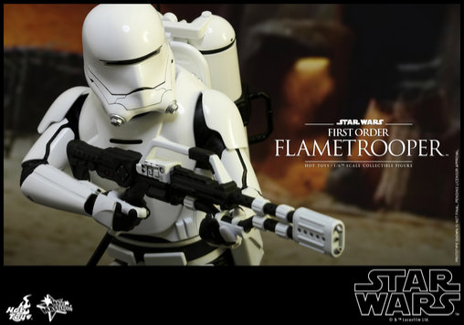 Star Wars - Episode VII - The Force Awakens: First Order Flametrooper, 1/6 Figur von Hot Toys
