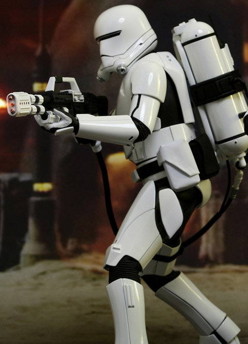 Star Wars - Episode VII - The Force Awakens: First Order Flametrooper, 1/6 Figur von Hot Toys
