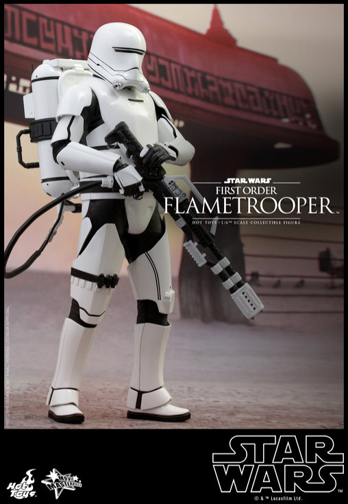 Star Wars - Episode VII - The Force Awakens: First Order Flametrooper, 1/6 Figur ... https://spaceart.de/produkte/sw080-star-wars-flametrooper-figur-hot-toys.php