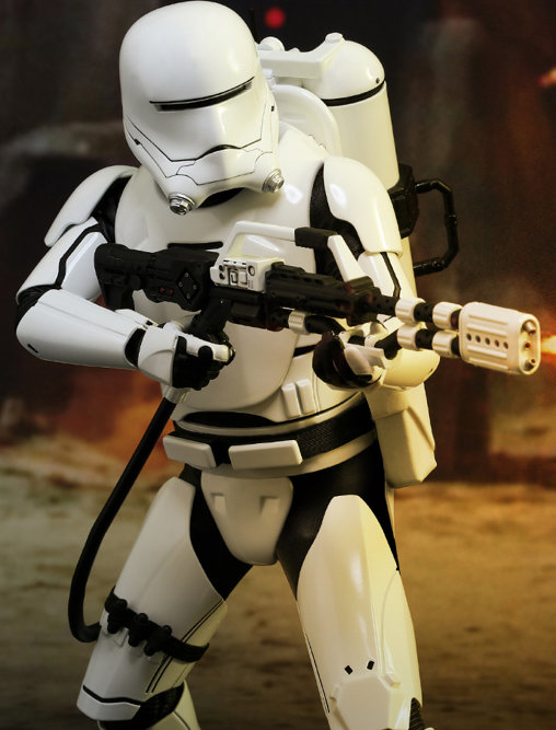 Star Wars - Episode VII - The Force Awakens: First Order Flametrooper, 1/6 Figur von Hot Toys