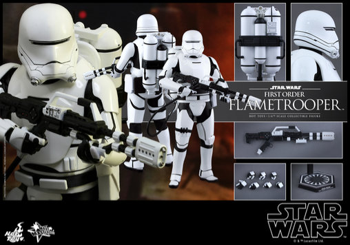 Star Wars - Episode VII - The Force Awakens: First Order Flametrooper, 1/6 Figur von Hot Toys