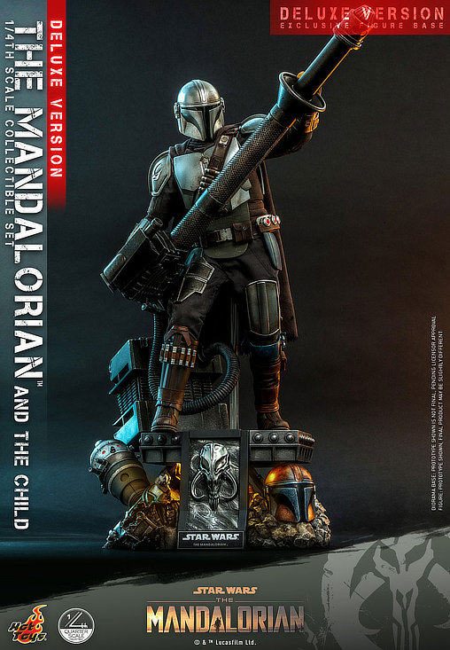 Star Wars - The Mandalorian: The Mandalorian and The Child - Deluxe QS, 1/4 Figur von Hot Toys