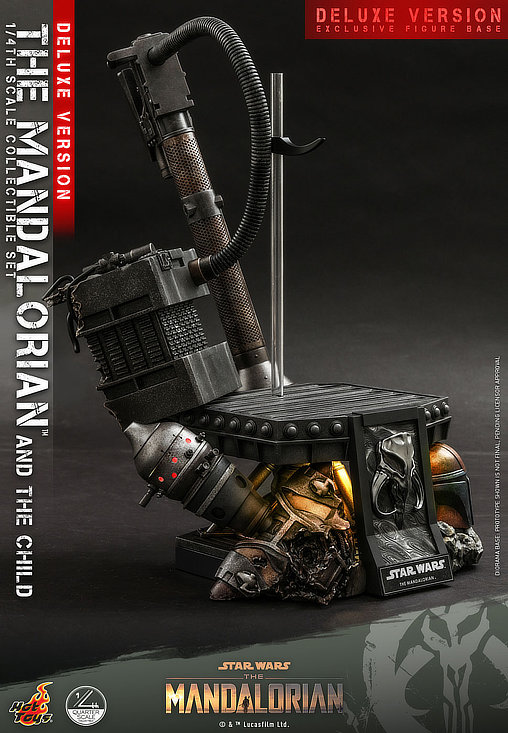 Star Wars - The Mandalorian: The Mandalorian and The Child - Deluxe QS, 1/4 Figur von Hot Toys