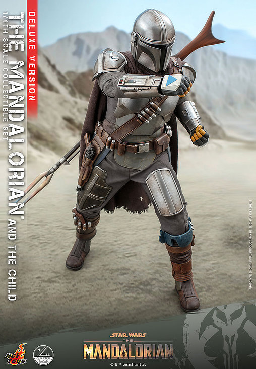 Star Wars - The Mandalorian: The Mandalorian and The Child - Deluxe QS, 1/4 Figur von Hot Toys