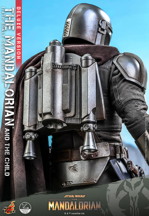 Star Wars - The Mandalorian: The Mandalorian and The Child - Deluxe QS, 1/4 Figur von Hot Toys
