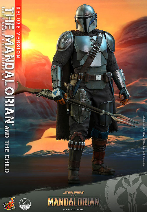 Star Wars - The Mandalorian: The Mandalorian and The Child - Deluxe QS, 1/4 Figur von Hot Toys