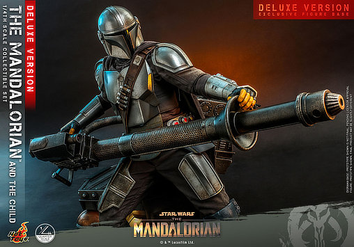 Star Wars - The Mandalorian: The Mandalorian and The Child - Deluxe QS, 1/4 Figur von Hot Toys