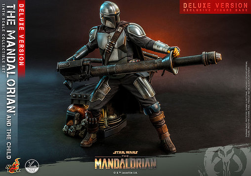 Star Wars - The Mandalorian: The Mandalorian and The Child - Deluxe QS, 1/4 Figur von Hot Toys