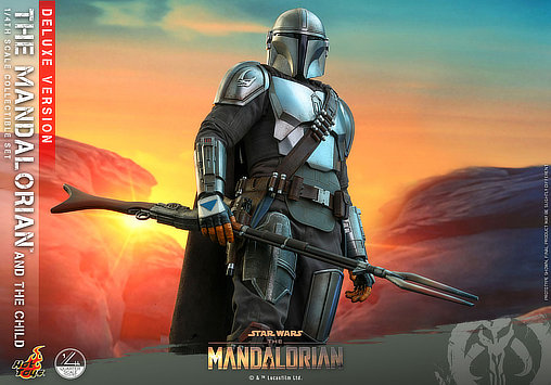 Star Wars - The Mandalorian: The Mandalorian and The Child - Deluxe QS, 1/4 Figur von Hot Toys