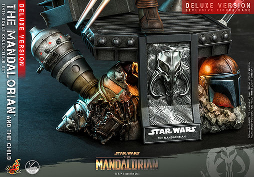 Star Wars - The Mandalorian: The Mandalorian and The Child - Deluxe QS, 1/4 Figur von Hot Toys