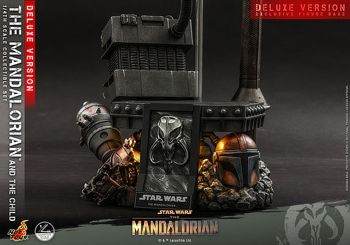 Star Wars - The Mandalorian: The Mandalorian and The Child - Deluxe QS, 1/4 Figur von Hot Toys