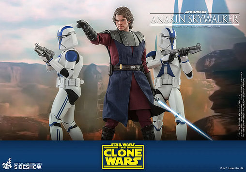 Star Wars - The Clone Wars: Anakin Skywalker, 1/6 Figur von Hot Toys