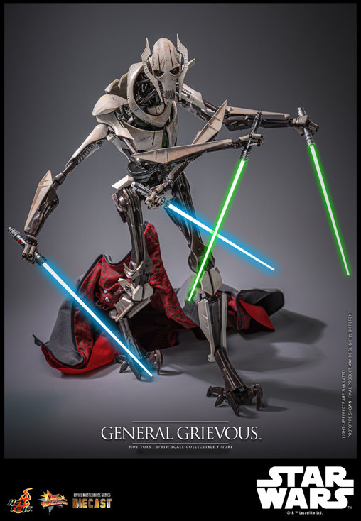 Star Wars: General Grievous - DieCast, 1/6 Figur von Hot Toys