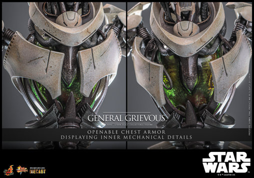 Star Wars: General Grievous - DieCast, 1/6 Figur von Hot Toys