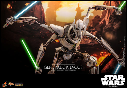 Star Wars: General Grievous - DieCast, 1/6 Figur von Hot Toys
